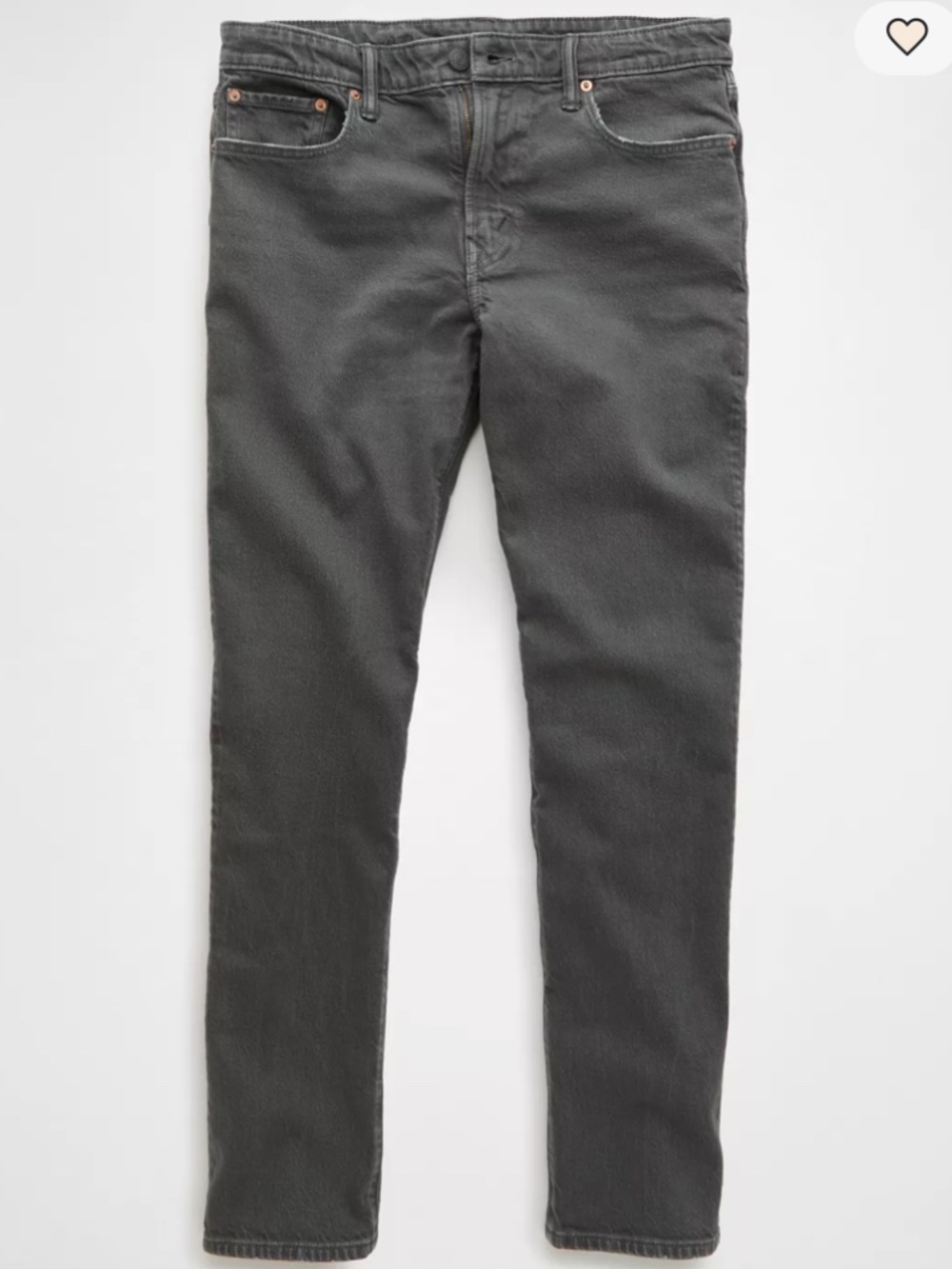 American Eagle Slim Straight Men's Jean, Stone Gray, Size 32 x 30